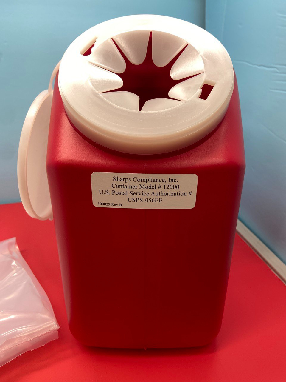 Needles & Sharps: 2 Gallon w/FREE Mail-Back Disposal System for Home,Clinics,2GA