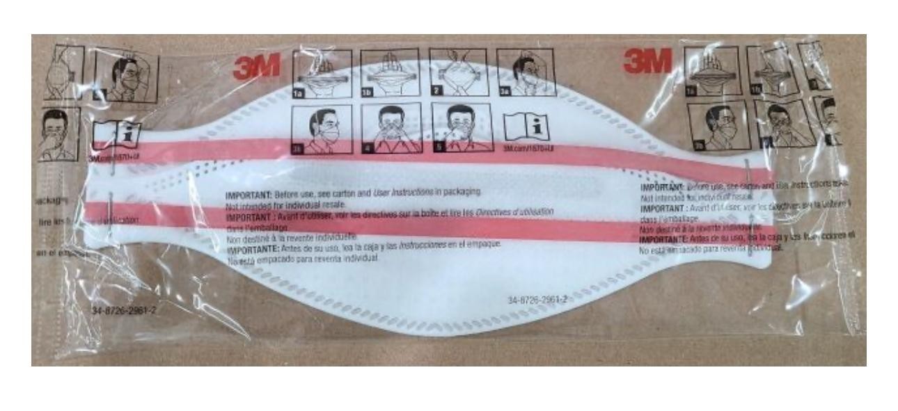 3M Case of 440 Aura N95 1870+ Respirator and Surgical Face Masks
