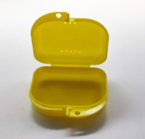 Dental Orthodontic Retainer Denture Storage Box Case Mouthguard Container Colors