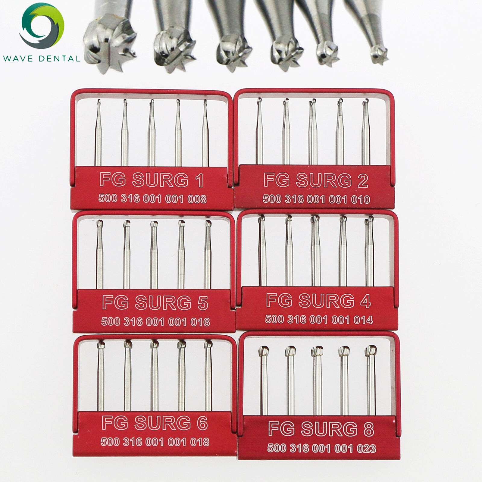 Wave Dental Burs Carbide Friction Grips Round FG TF for High Speed Handpiece