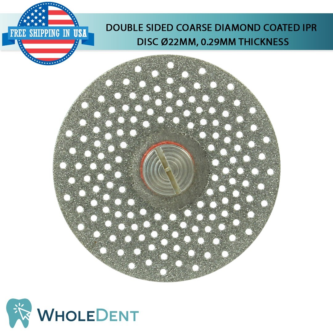 Ortho Dental Coarse Double Sided Diamond Coated Disc IPR Separator Ø22mm, 0.29