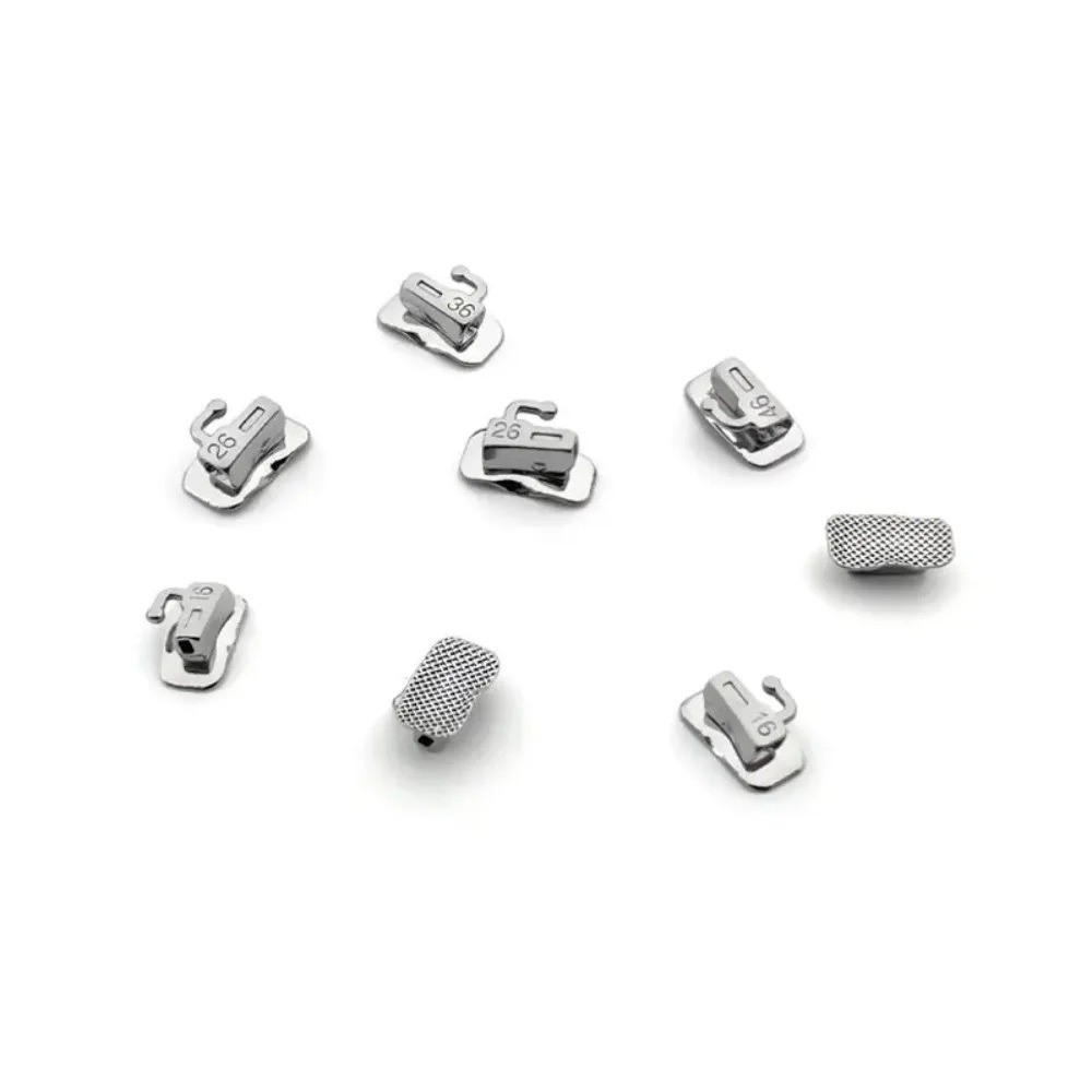 1box Dental Orthodontic Single Buccal Tubes Molar 1st Roth 0.022 Bondable Mesh