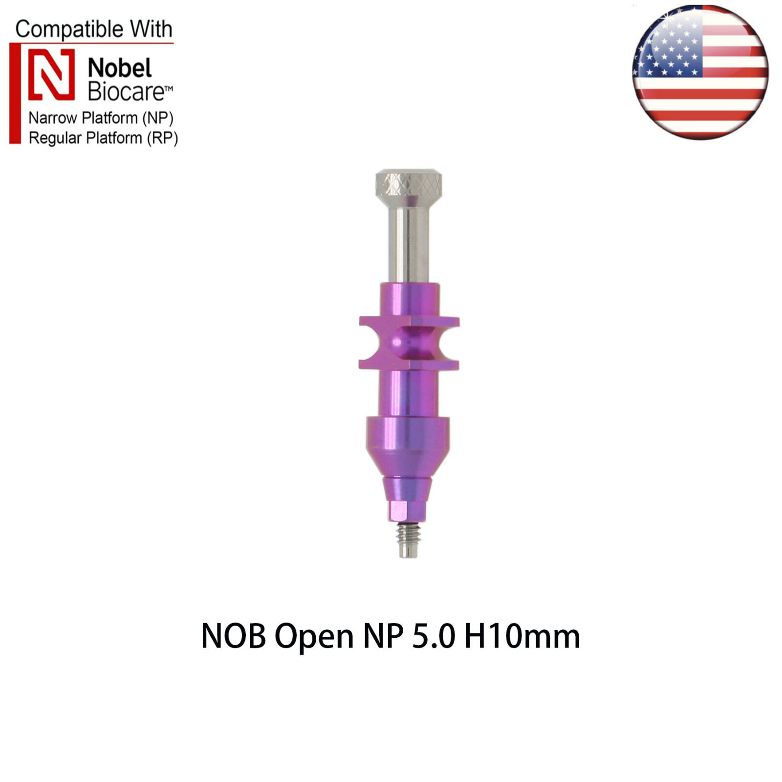 Dental Nobel Impression Coping Open/Colse Tray Conical Connection NP/RP Ø3.6/5.0