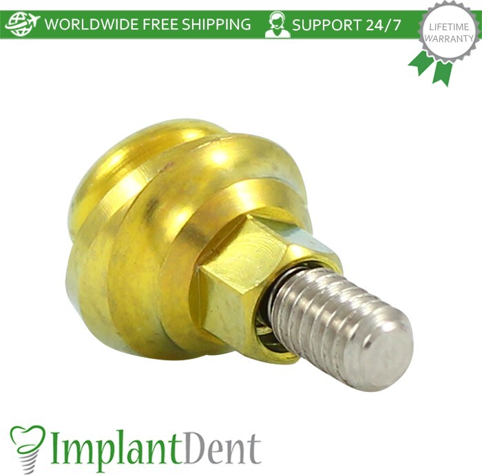 2x Angulated 30° Lokator Titanium Attachment Dental Int Hex Connection 2.42mm