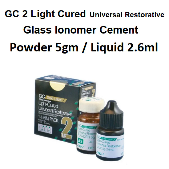 Dental GC 2 FUJI LC Universal Restorative GIC Cement Mini Pack – MADE IN JAPAN