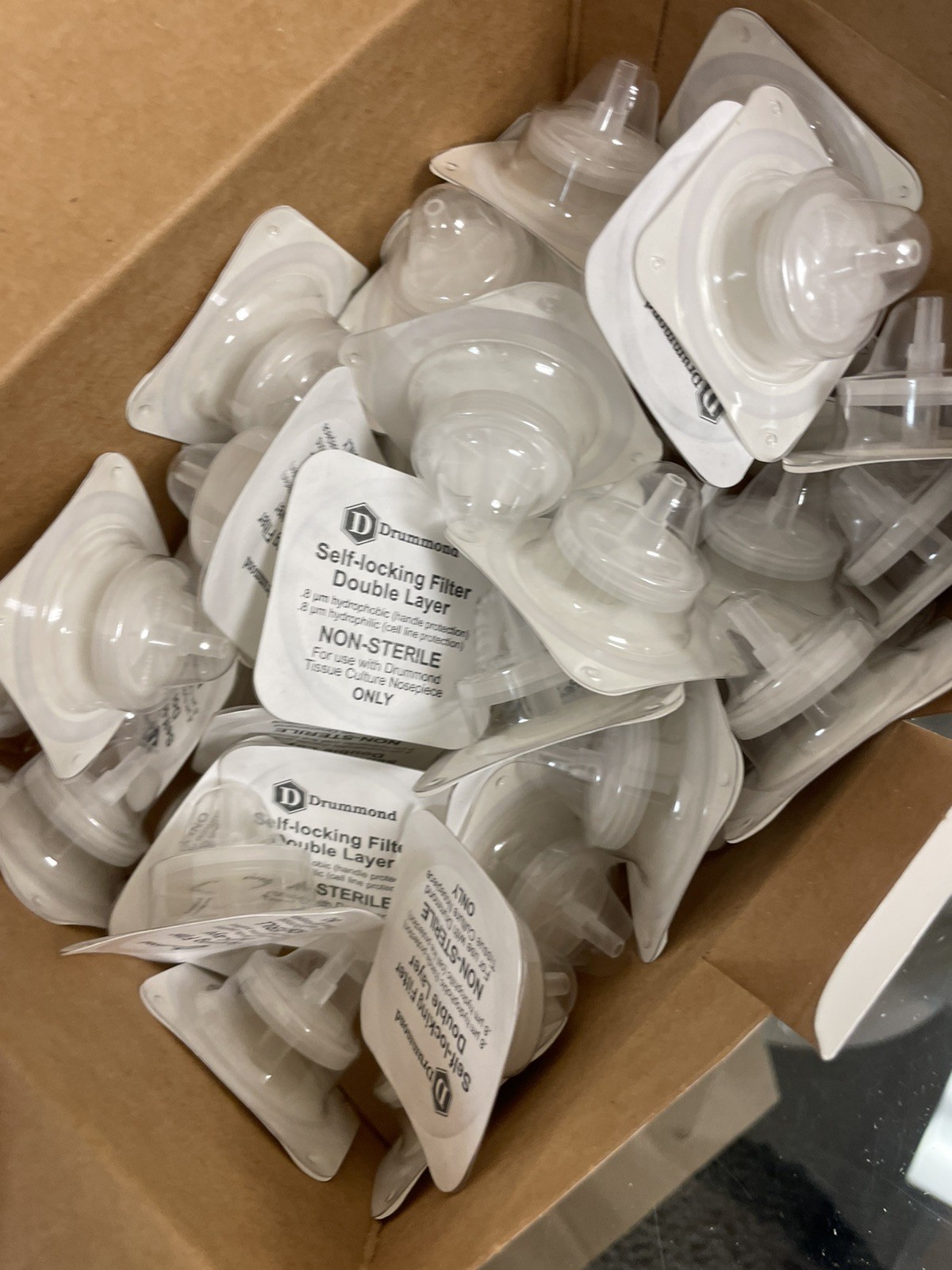 Drummond Self-Locking Filter, Double Layer, 4-000-052, 48/pcs