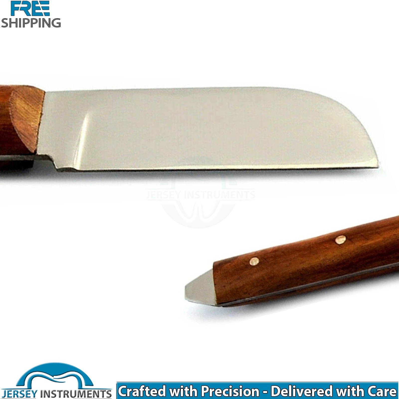 Dental Laboratory Plaster Alginate Knife Wood Handle Cutting Waxing & Modelling