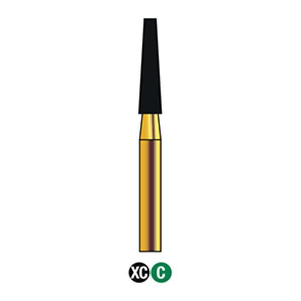 G/172-019S (847) Reusable Gold Diamond Burs Flat End Taper Shaped
