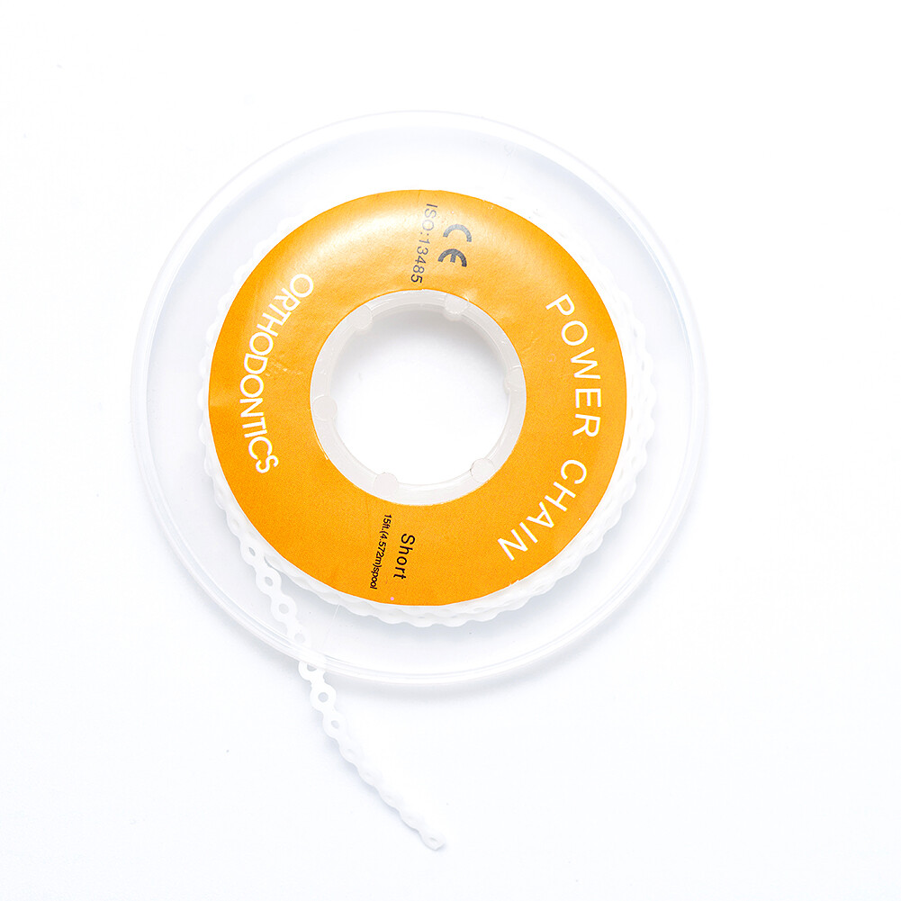 1Pcs Dental Elastic Ultra Power Chain Short/Long/Close Orthodontic Brackets Use