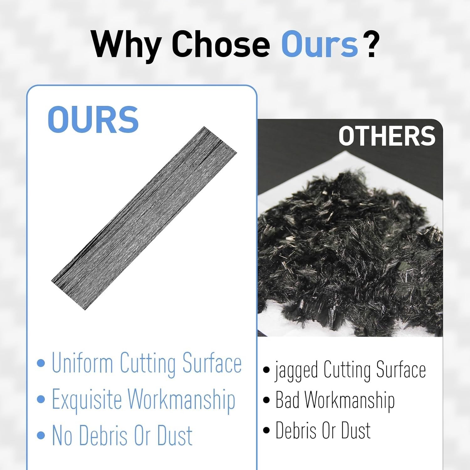 Chopped Carbon Fiber Flakes 1 Inch 1lb High Strength Forging Composite