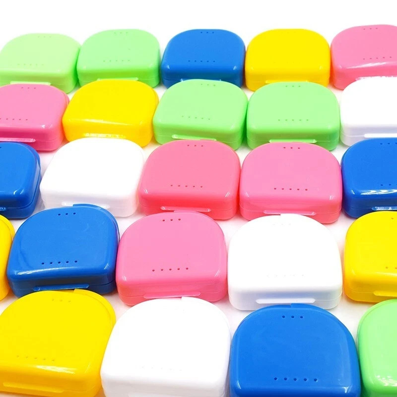 5 Colors Orthodontic Dental Teeth Denture Storage Case Container Retainer Box