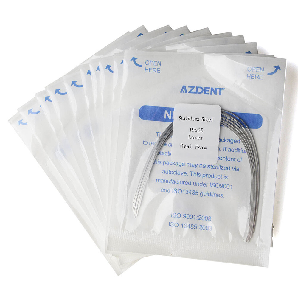 AZDENT Dental Orthodontic Arch Wire Rectangular Stainless steelFor Bracket