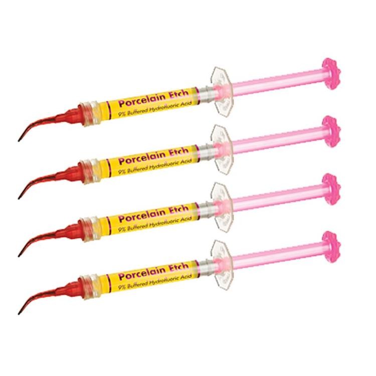 Ultradent 407 Porcelain Etch Mini 90 Second Dental Etchant 4/Pk 1.2 mL