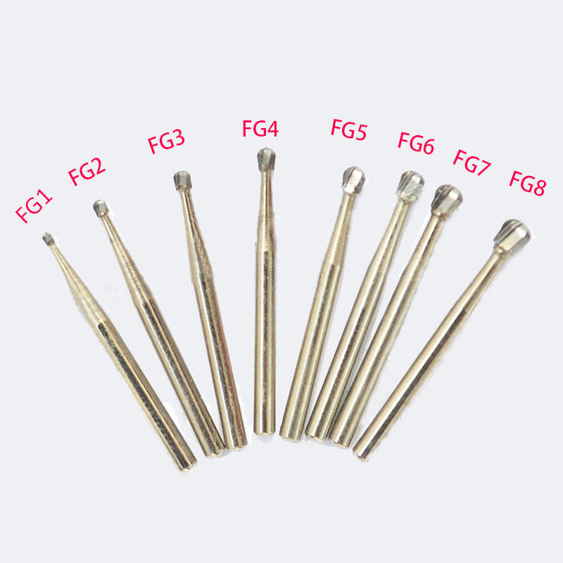Dental Round Tungsten Carbide FG RA Bur For Surgical High Low Speed Handpiece