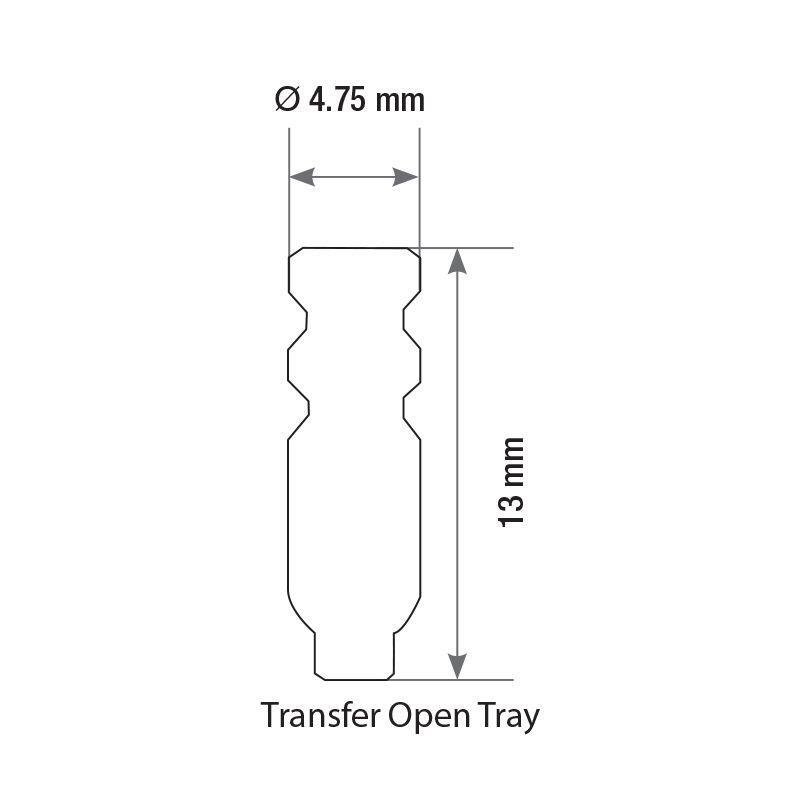 5x DSI Dental Fixture Transfer Impression Coping Prosthetic Open Tray Int Hex