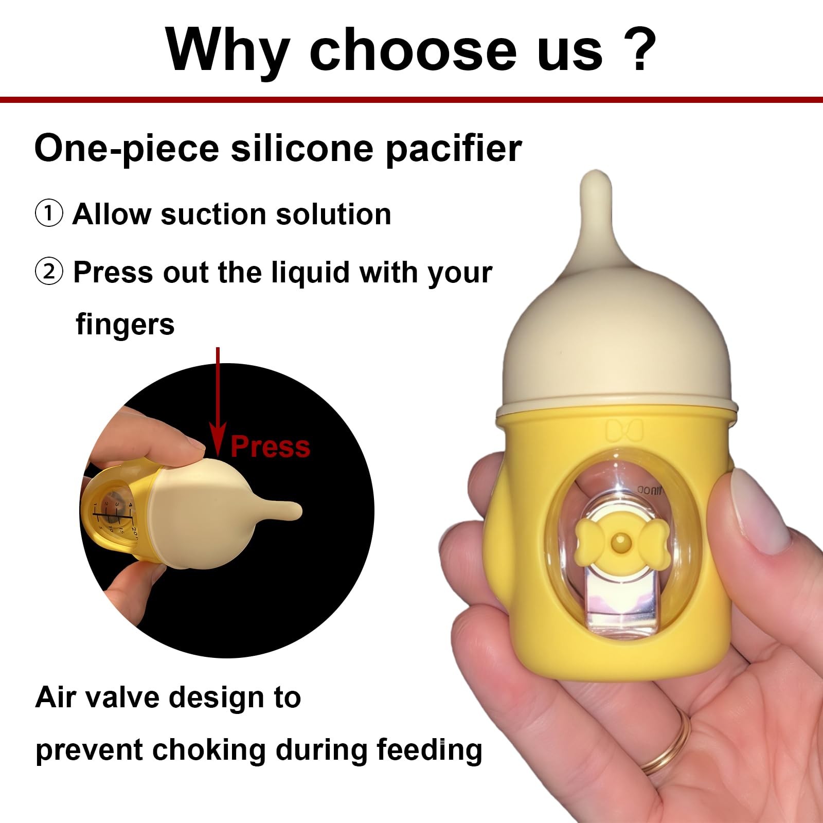 Pet Nursing Bottle, Yellow Animal Feeding Bottles 1 Count (Pack of 1),