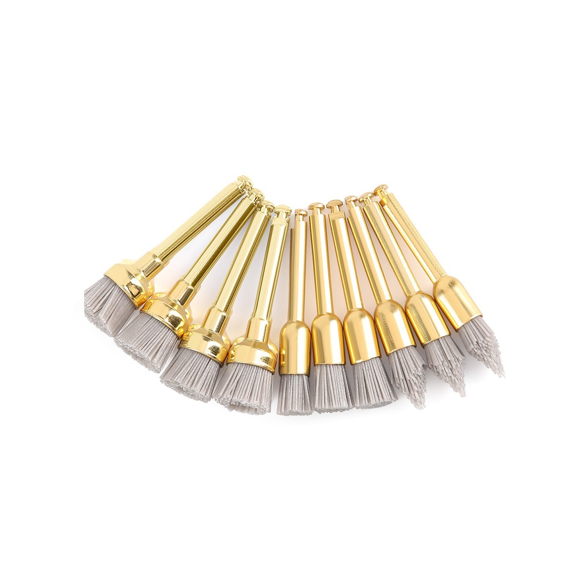 AZDENT Dental Silicon Carbide Aluminium Oxide Polishing Brush Sharp/Flat/Bowl