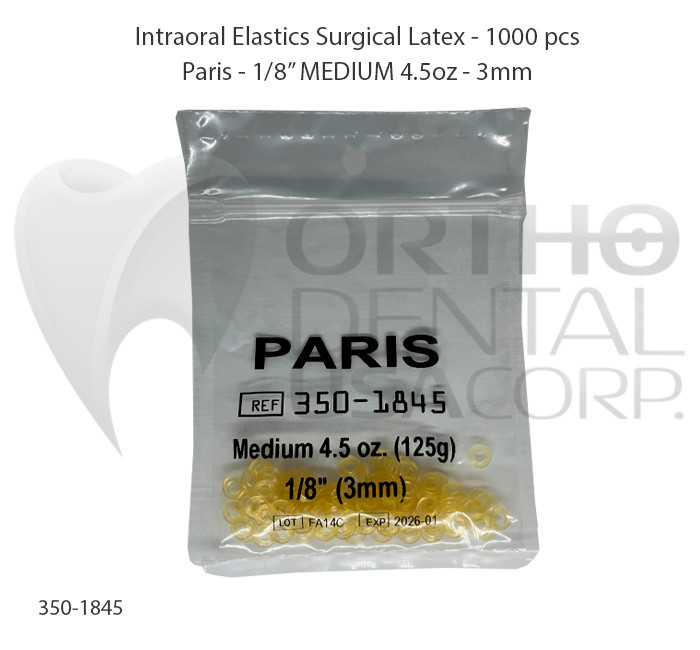 Intraoral Elastic Surgical Latex – 1,000 pcs – Made in USA Orthodentalusa Corp.