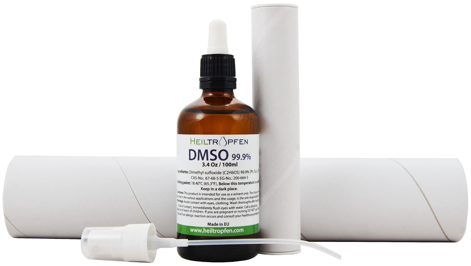 DMSO Dimethyl Sulfoxide 3.4 Oz | Pharma Grade, High Purity, Low Odor, Tested