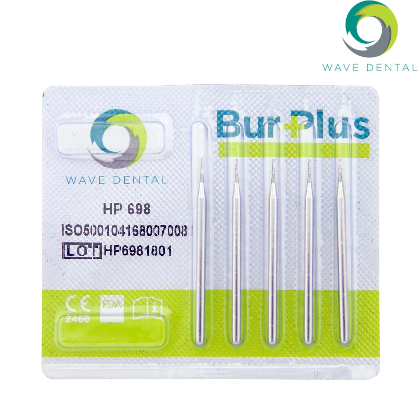 Wave Dental Carbide Burs 44.5mm 698 699 701 702L HP Long Straight Handpiece Bur