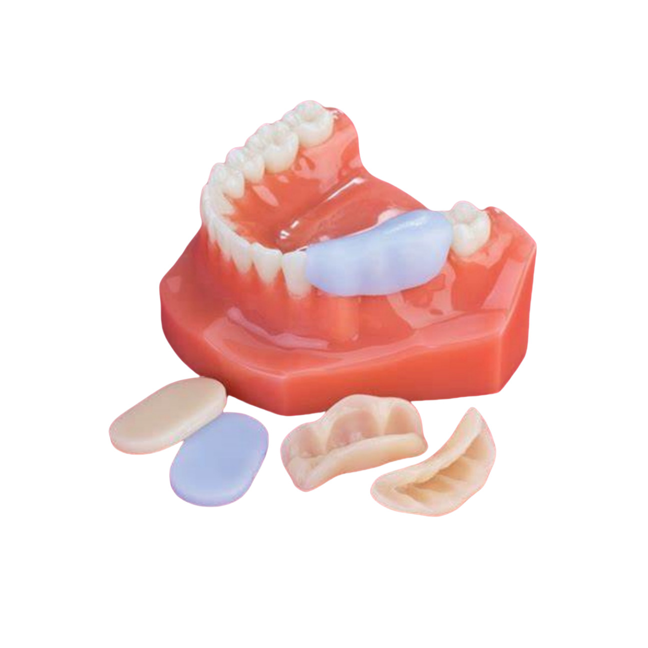 Dental Blue Temp Tabs Thermoplastic Impression Quick Bite Registration 50Pcs/Box