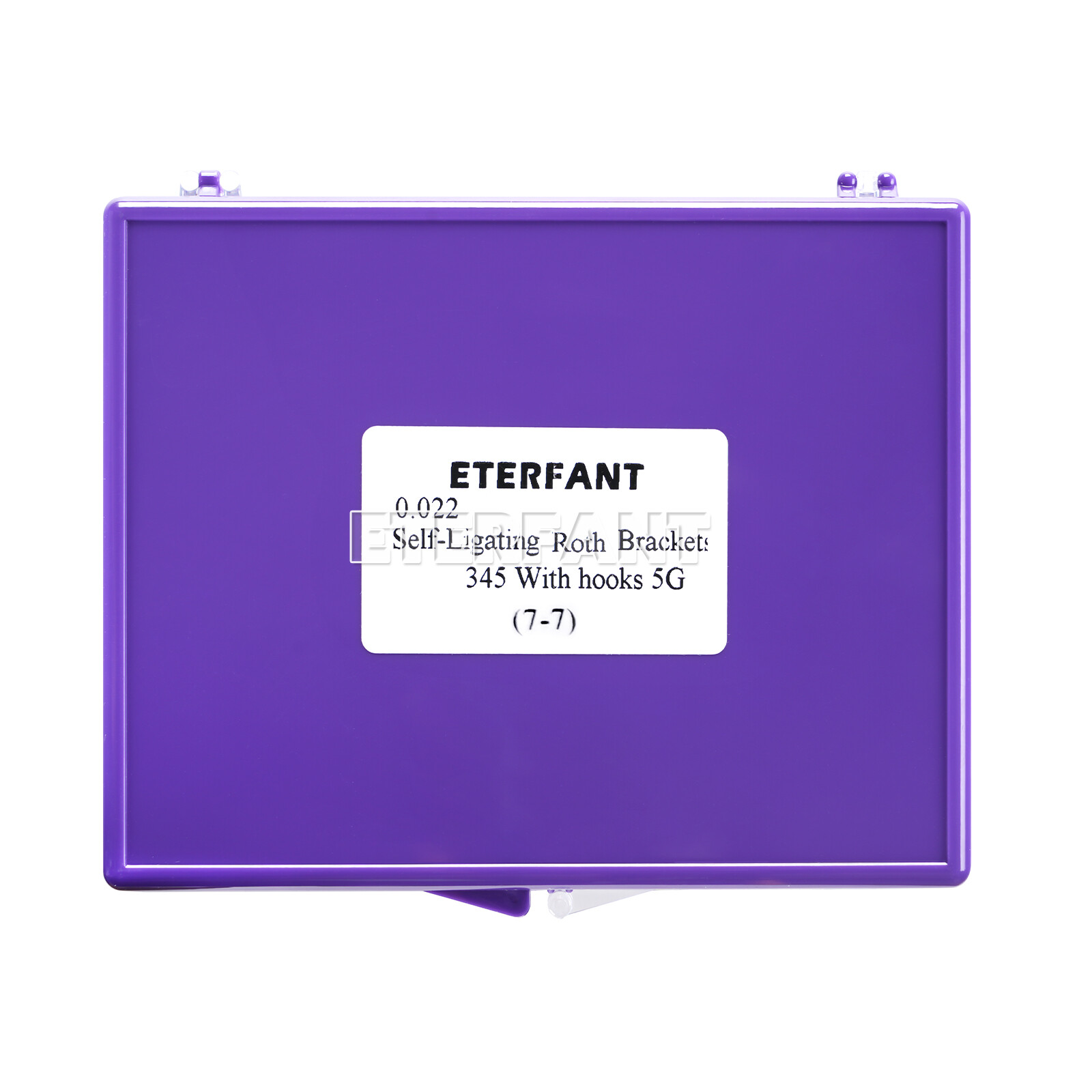 ETERFANT Dental Orthodontic Self-Ligating Bracket Braces Roth 022 345Hooks+Tool