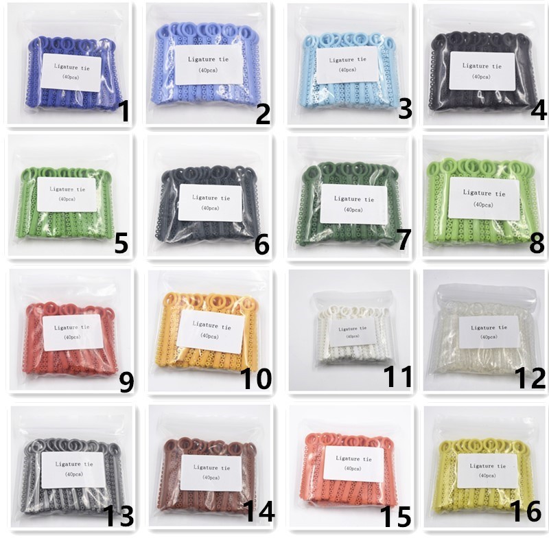Dental Elastics Brace Rubber Bands 3.5/5.0/6.5OZ Ligature Ties Bracket/Arch Wire