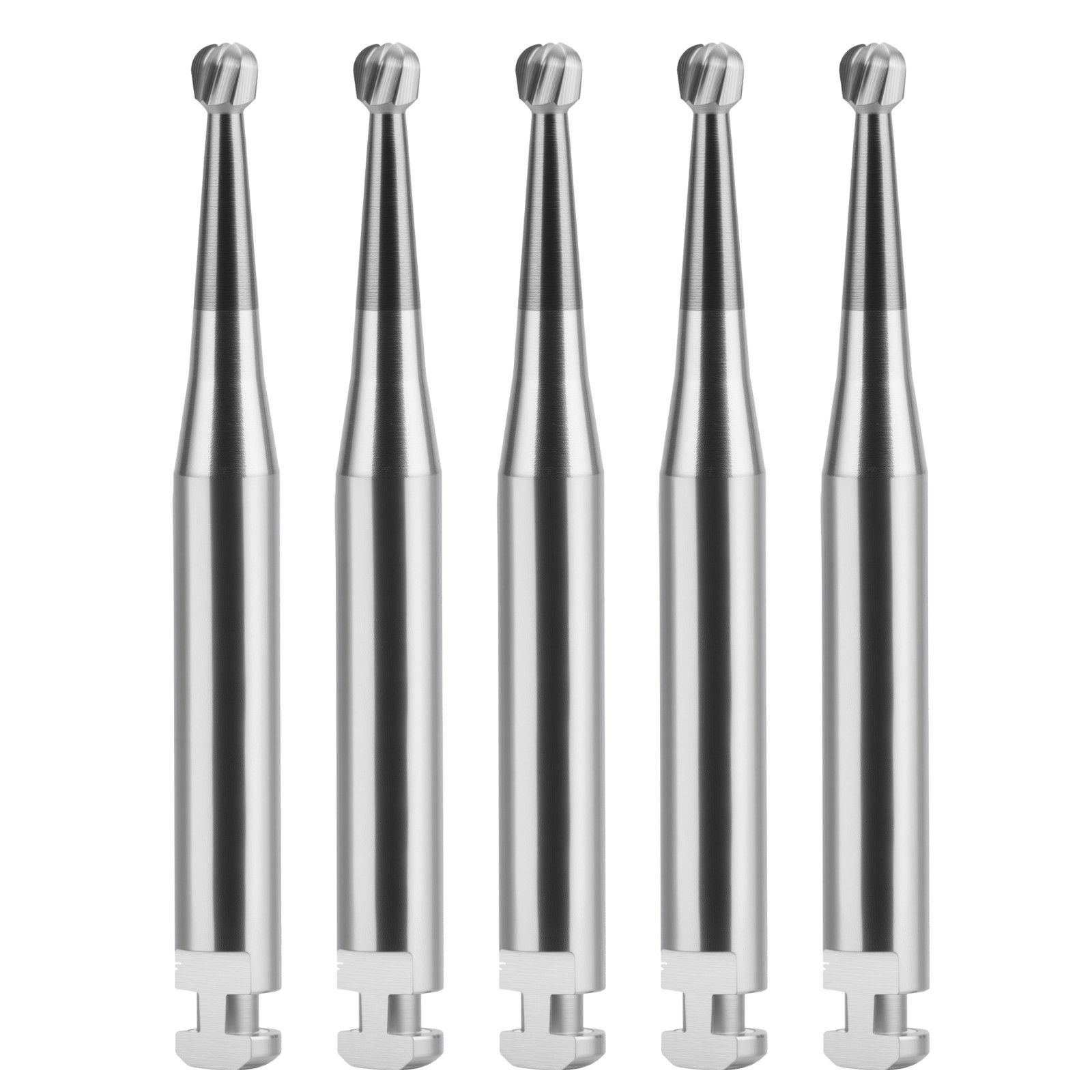 Wave Dental Latch Carbides Contra Angle Bur 22mm Round Taper Fissure Invert Cone