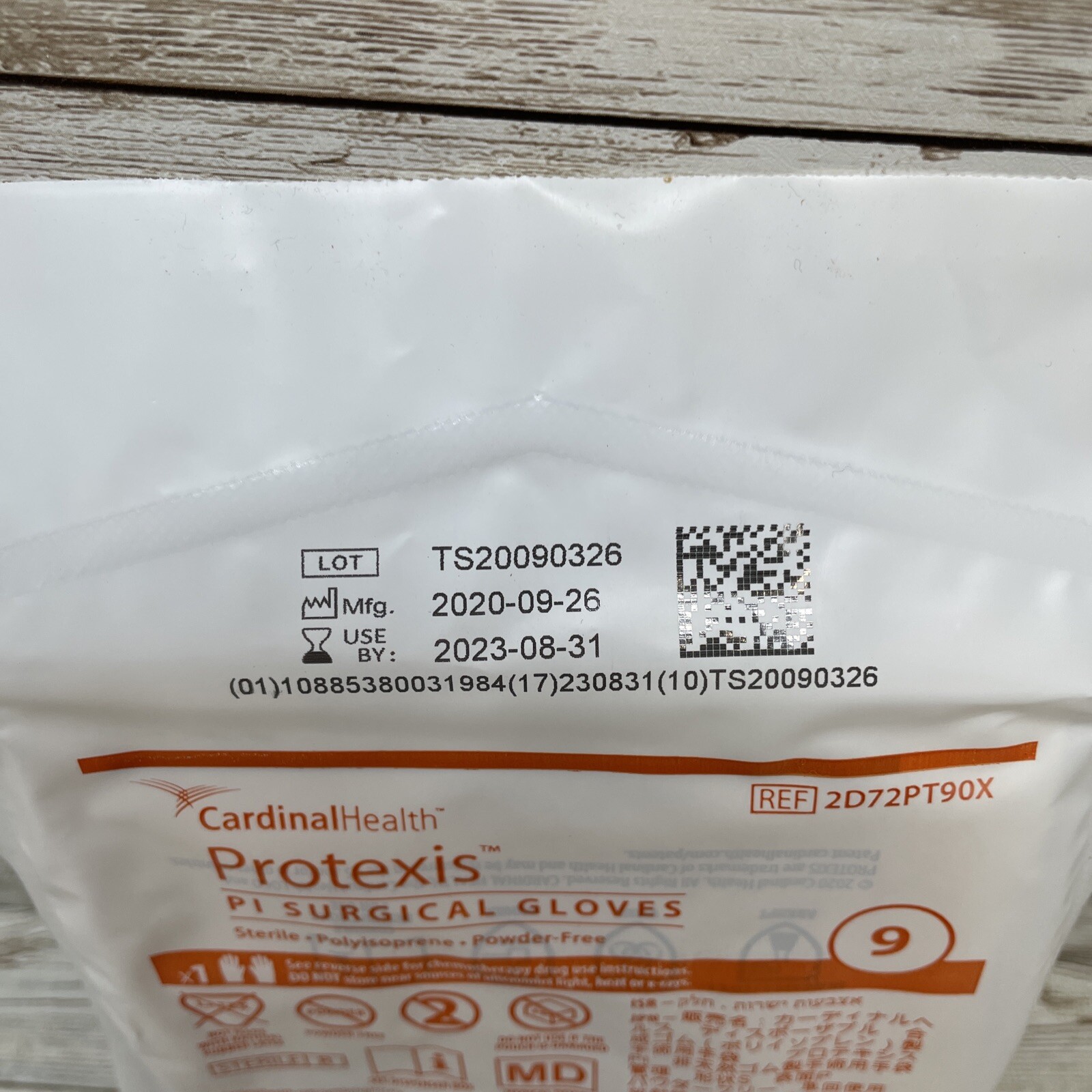 Protexis PI Surgical Gloves *OPEN TOP 50 PAIR* Cardinal Health Size 9 *See Date*