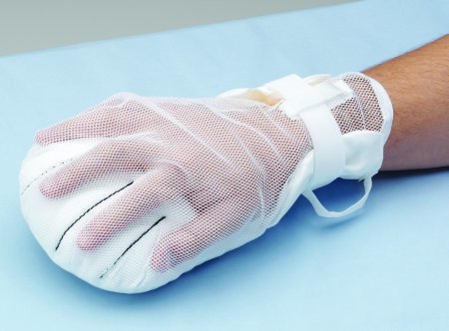 Pose Finger Control Mitts Mesh/Fiber Fill 1-Stray One Size Hook/Loop 1 Pair