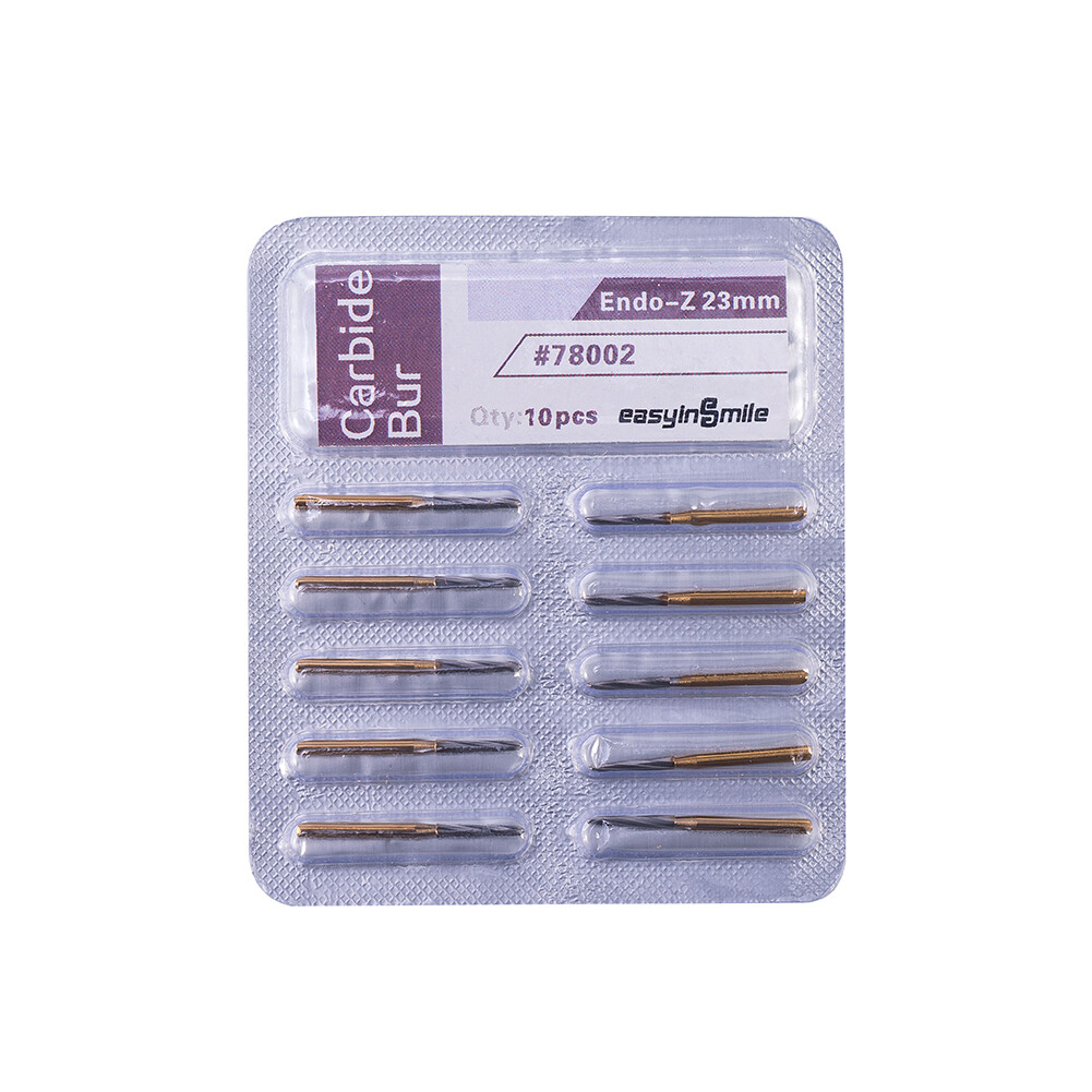 10Pcs surgical Dental ENDO-Z Burs Carbide Tungste cutter FG burr Drill 1.4*23mm
