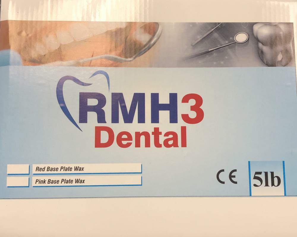 RMH3 Dental Base Plate Wax 2mm Pink Sheet 5LB