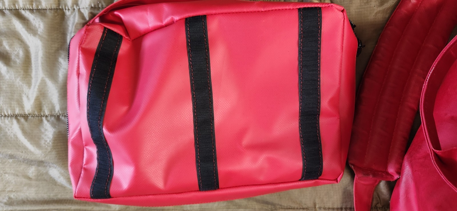L.A. Rescue Bfr attack bagEMS Trauma Bag w/ Shoulder Strap & Clear Zip Pouch