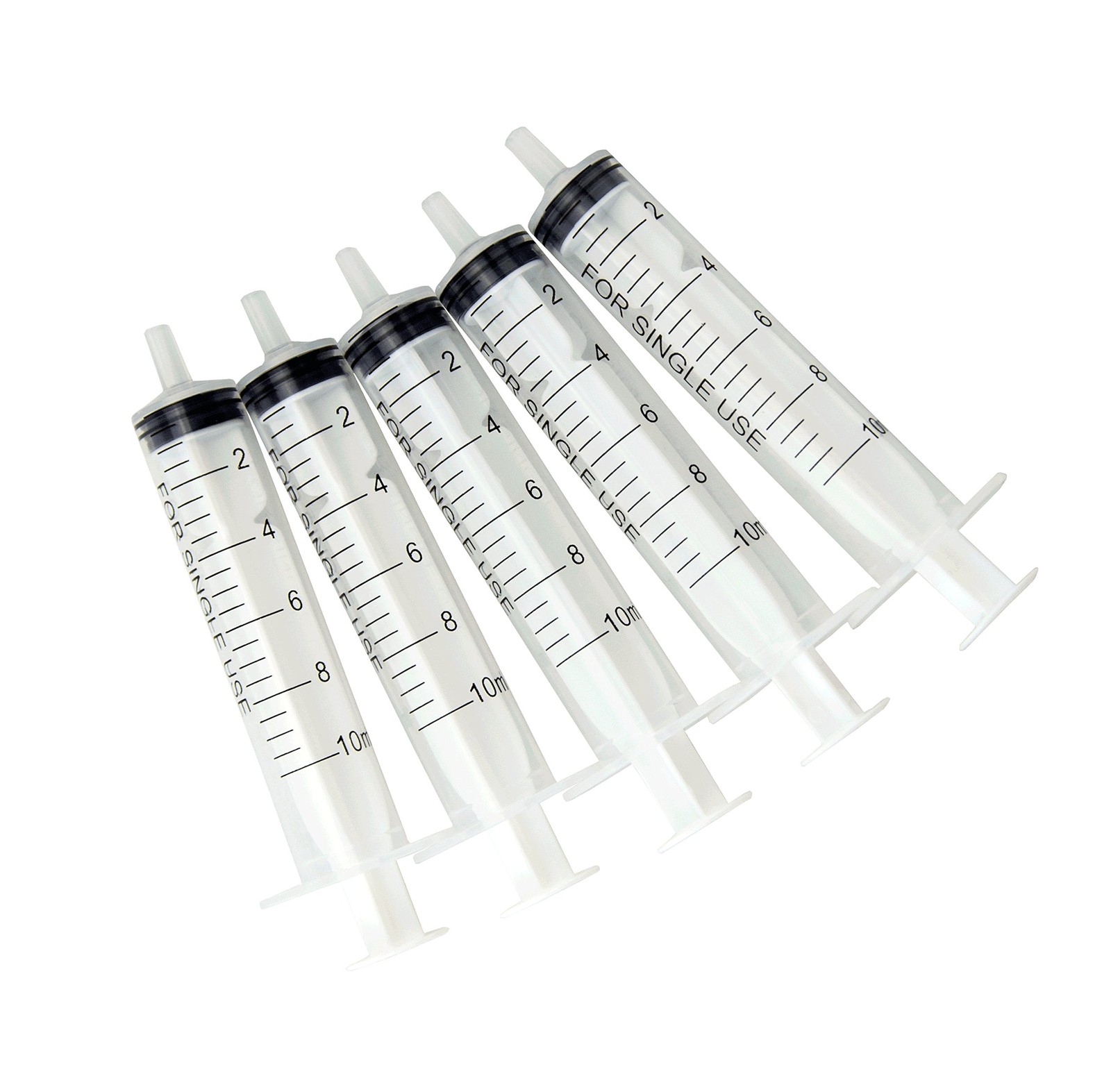 10ml Plastic Syringe without Needle, 5 Pack – for Liquid Measuring, Pet Oral …