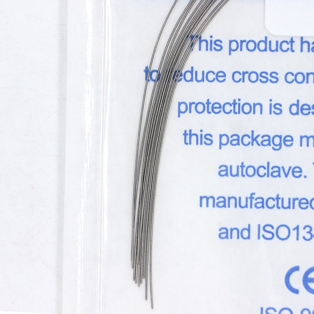 5-200PACKS Dental Orthodontic Thermal Activated Round Niti Arch Wires Ovoid Form