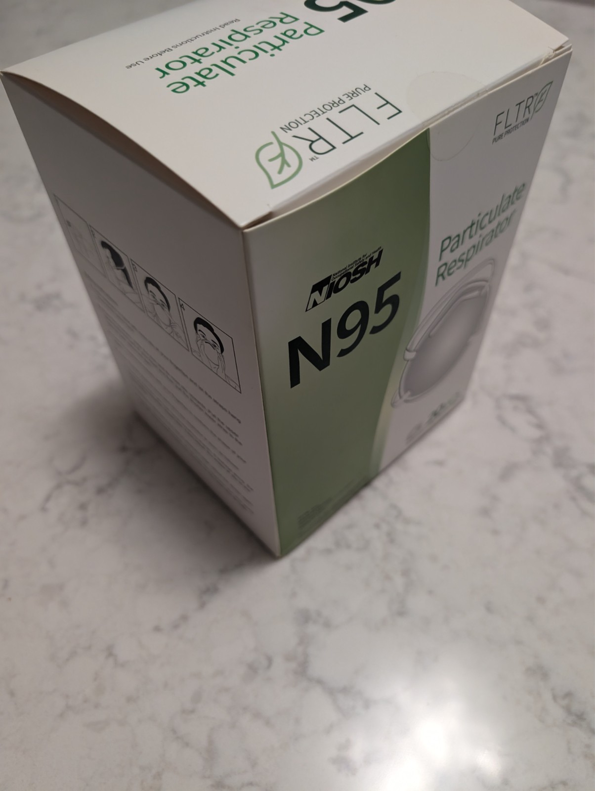 FLTR Pure Protection NIOSH N95 Particulate Respirators 20pk New in box