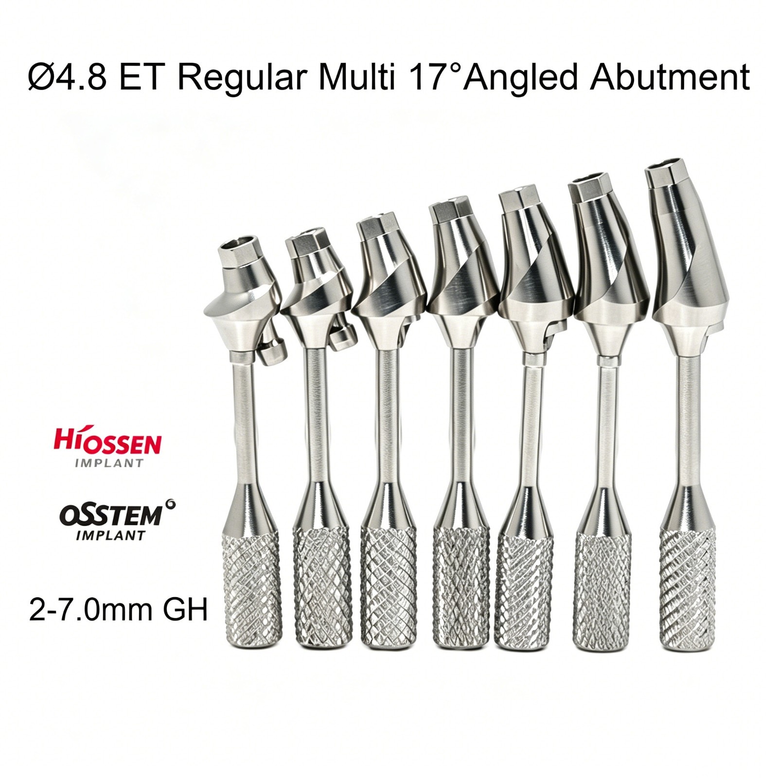 Dental 17° Angled Multi Unit Abutment 4.8mm MU for Hiossen Hex Standard Regular