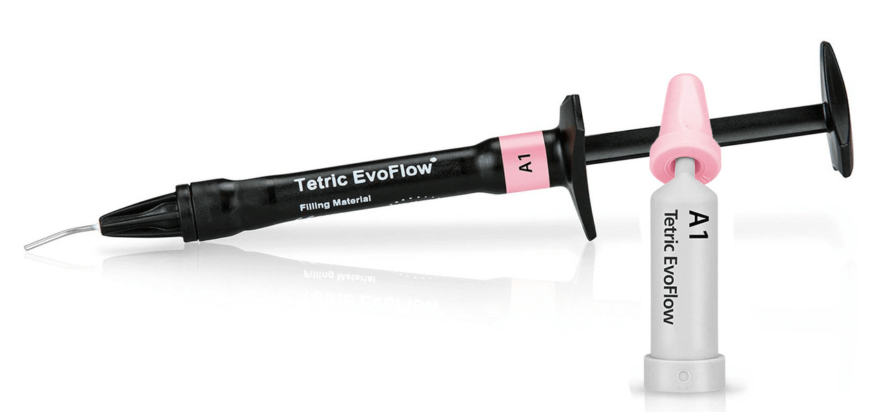 Ivoclar Vivadent 595953 Tetric EvoFlow Flowable Composite Syringe A1 2 Gm