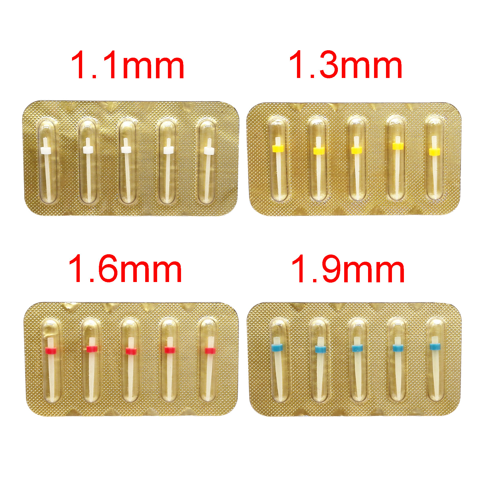 Dental Endodontic Rely X Fiber Post /Post Drills/3D Post 1.1mm 1.3mm 1.6mm 1.9mm