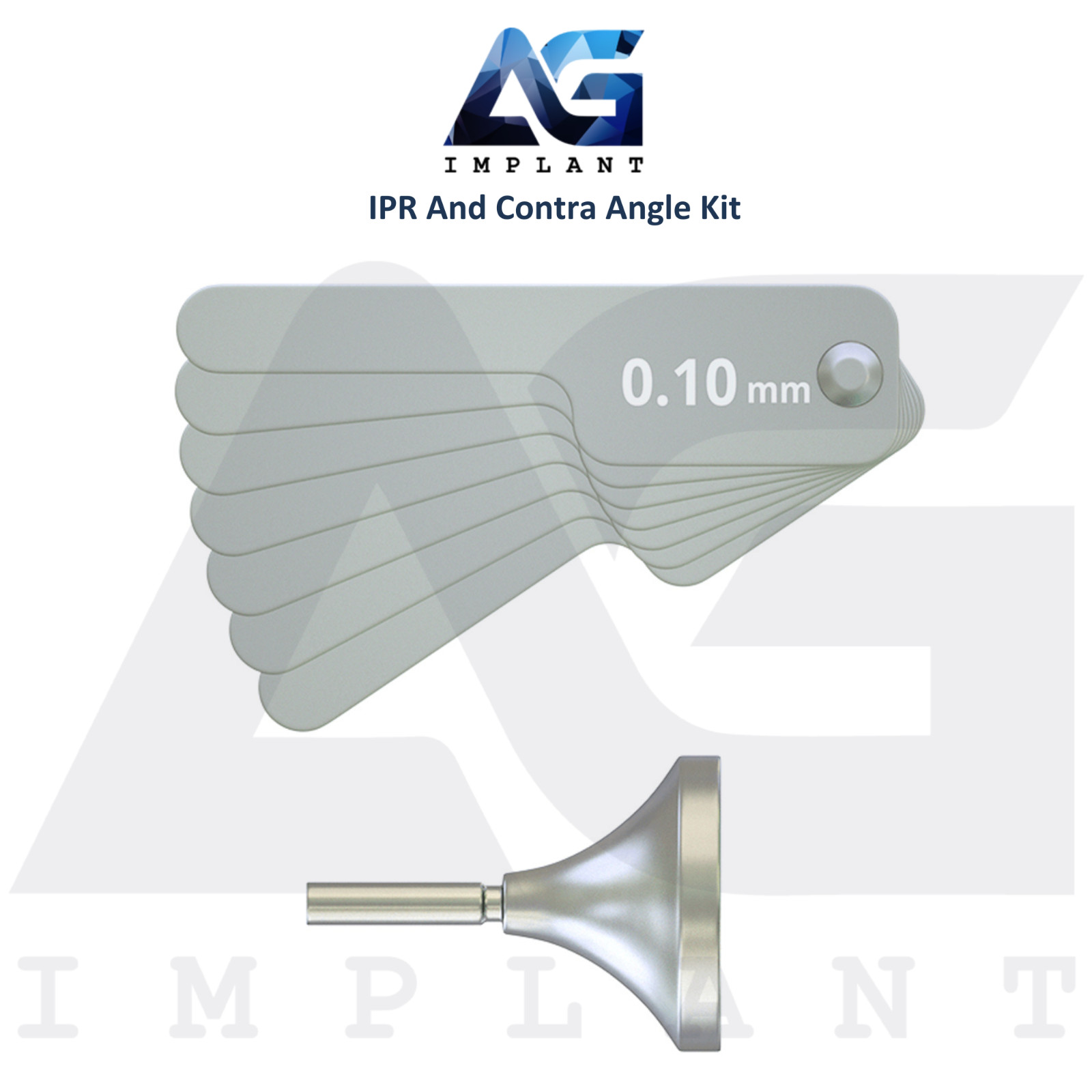 Dental IPR Contra Angle Handpiece Kit Ideal Proximal Contact Adjustment Ortho