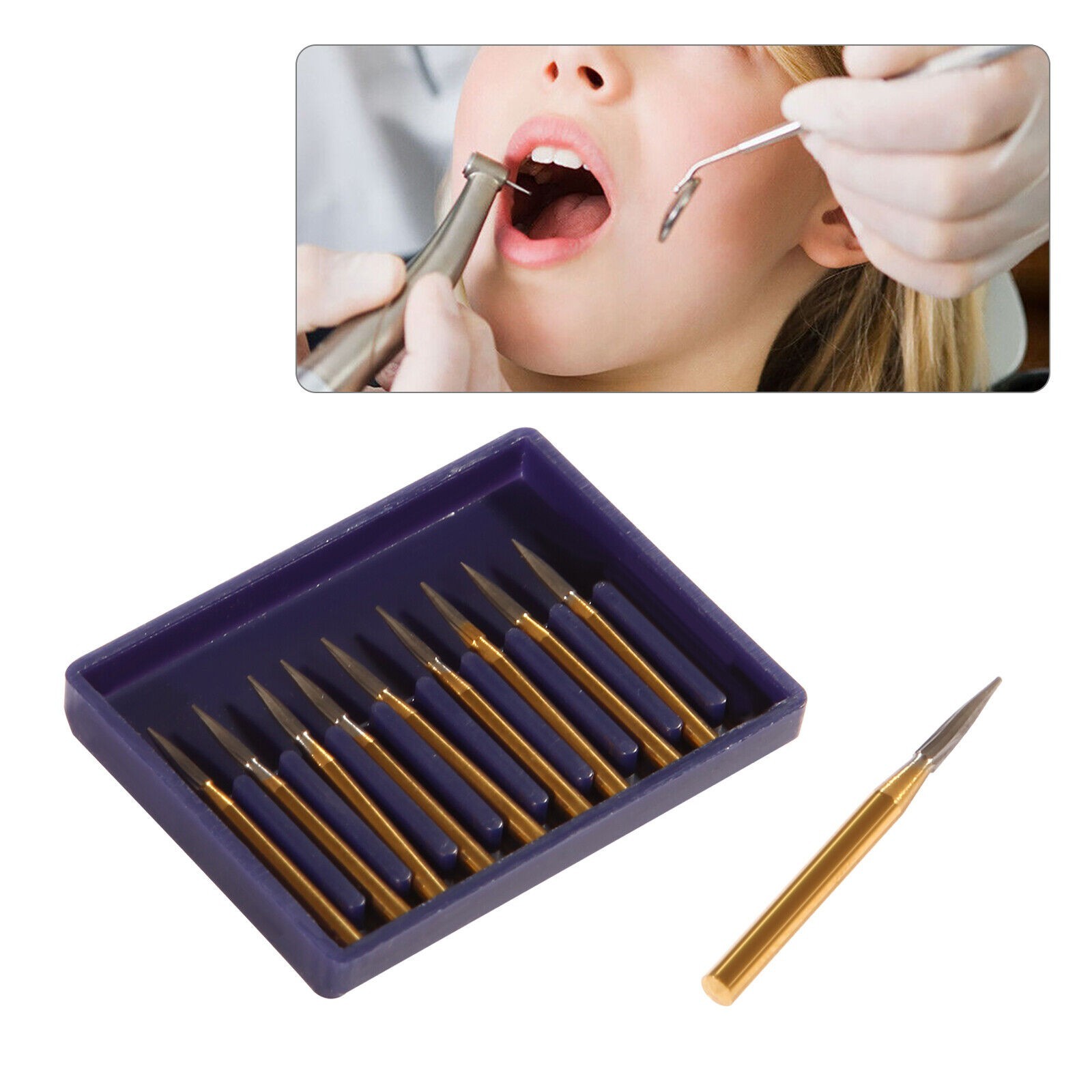 Dental Trimming & Finishing Burs Carbide FG 7901 /7902/7903 for High handpiece u