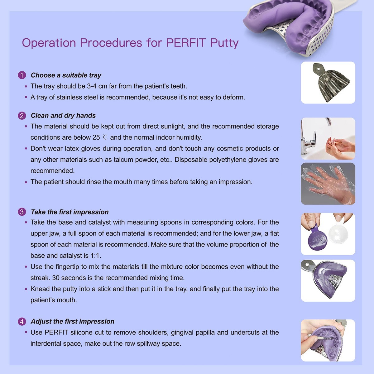 AZDENT Dental Impression Material Putty Normal/Fast Set Base+Catalyst Kit 400g*2