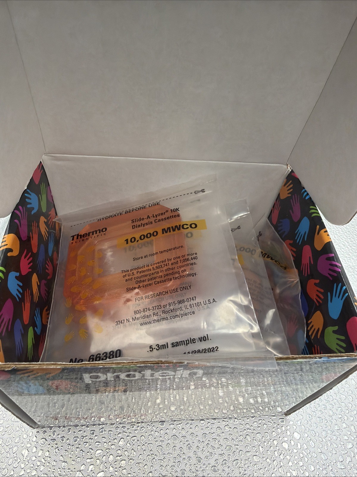 Thermo 66380 Slide-A-Lyzer Dialysis Cassette 10K MWCO 3 ml Pack of 10 for Sale!