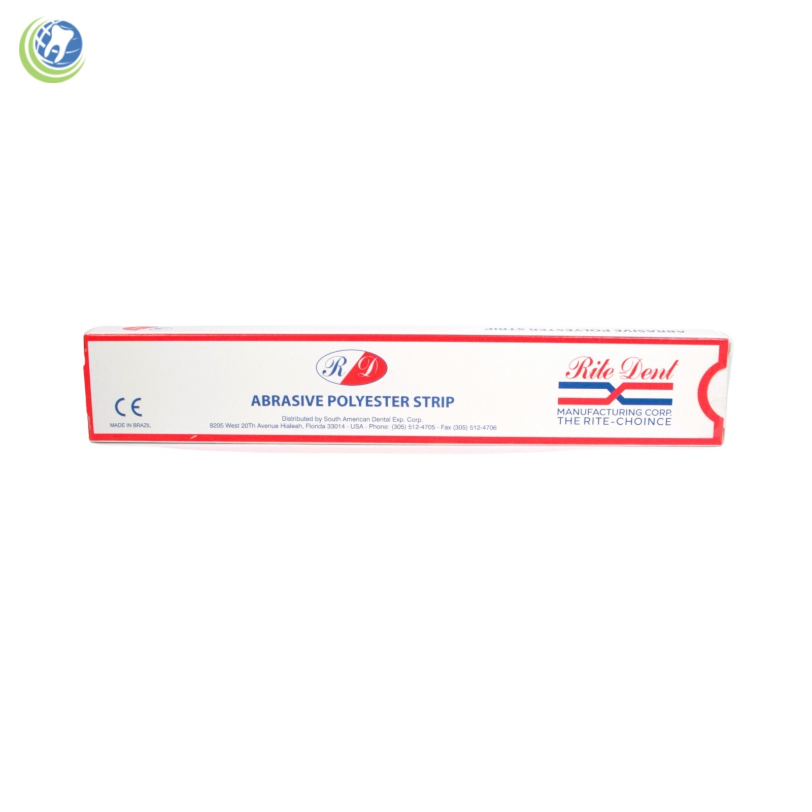 3 X Dental Polishing Strips Narrow 2.5mm Polyester Fine/Medium One-Side 100/Box