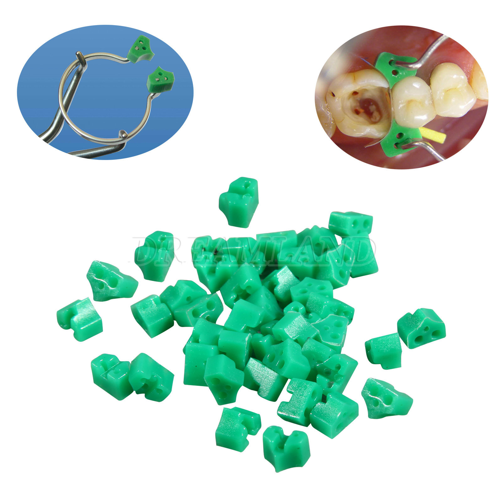 New Dental Add On Wedges Orthodontic Special Silicone Rubber 40pcs/pack