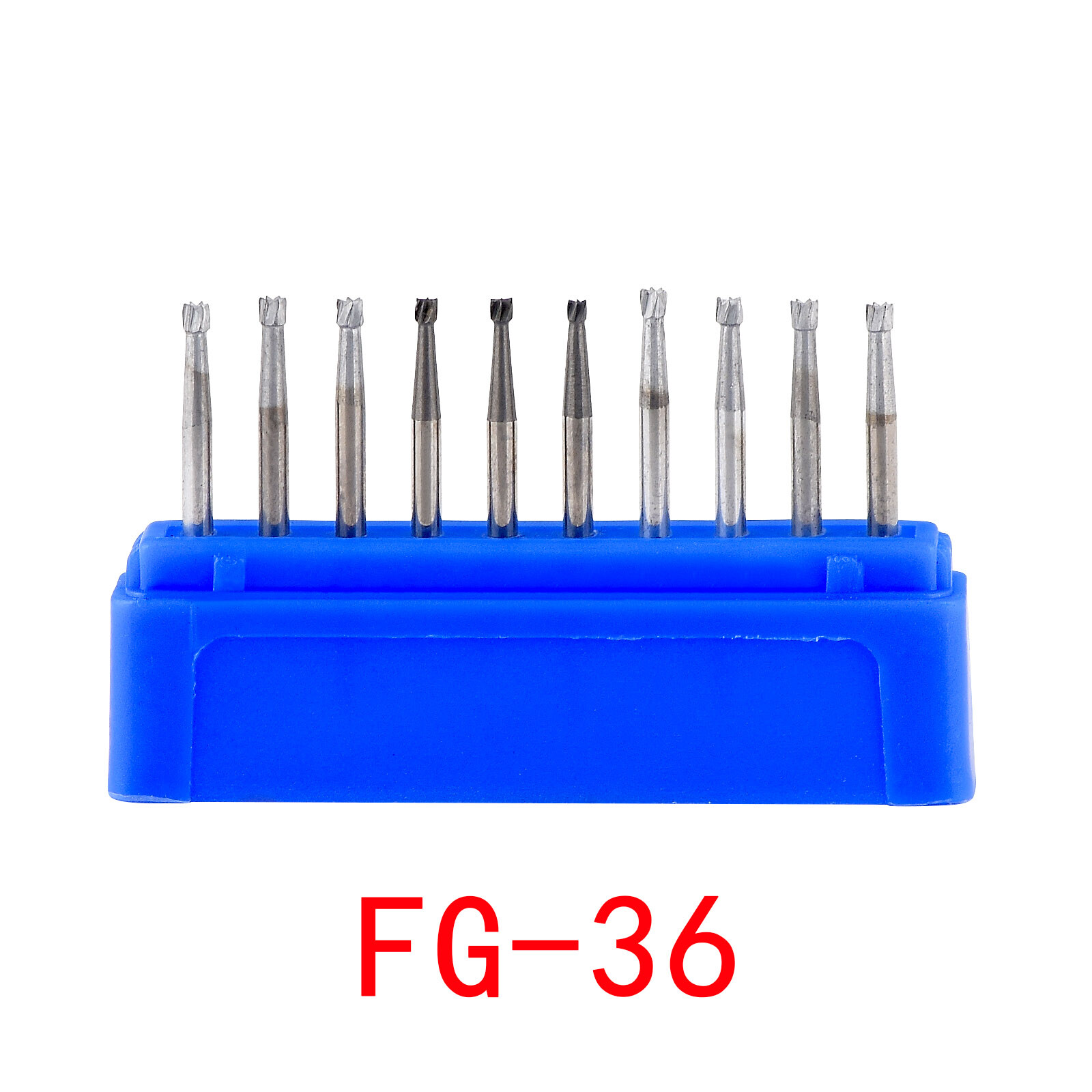 10Pcs Dental Carbide Steel FG Burs Polishing & Finishing Bur Drills High Speed