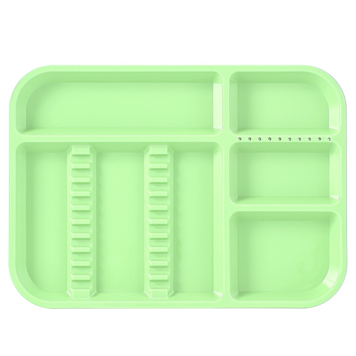 Dental Medical Autoclavable Plastic Trays Instrument Divided Separate Setup Tray
