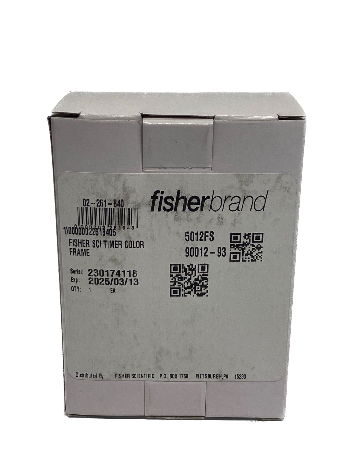 New FISHERBRAND Handheld Benchtop Traceable LCD Timer Multi-Colored 02-261-840