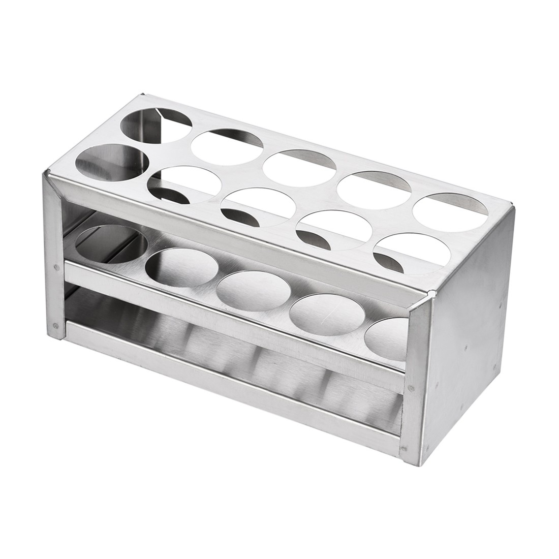 30 Holes 3 Layer Test Tube Holder Rack Lab Stand Stainless Steel