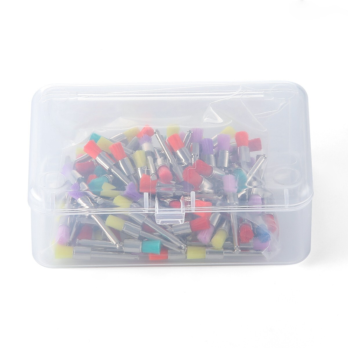 100pcs Colorful Nylon Bowl Polishing Polisher Prophy Brushes Dental Use RA